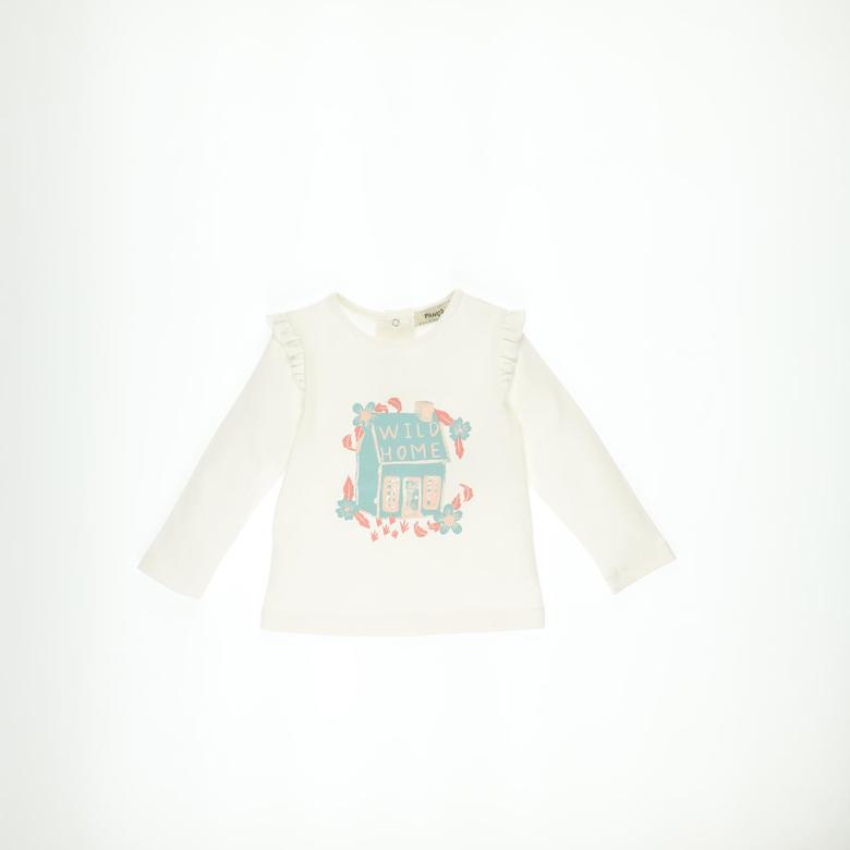 Kız Bebek Uzun Kollu T-shirt 2121GB05002