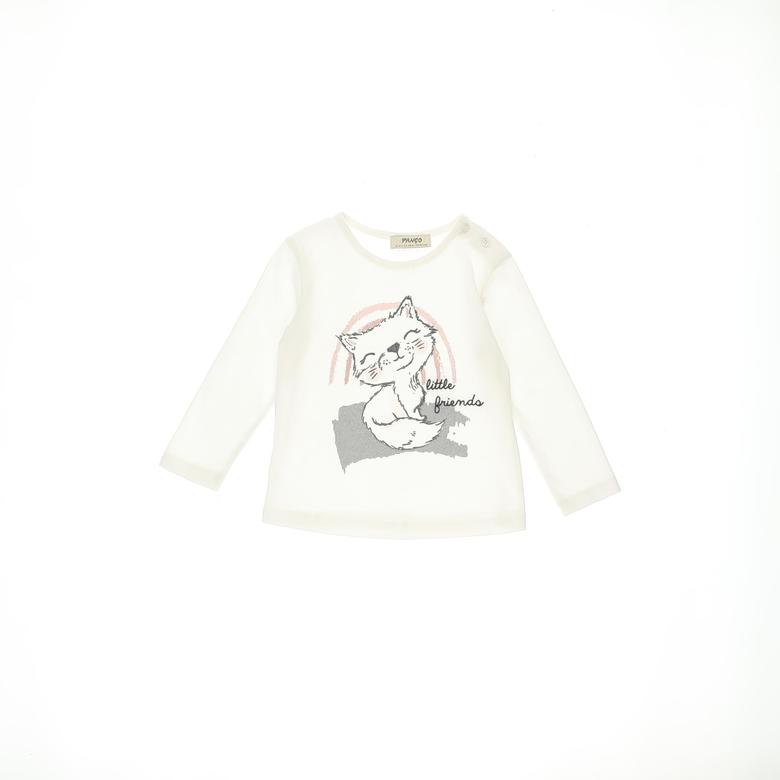 Kız Bebek Uzun Kollu T-shirt 2121GB05024