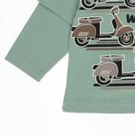 Erkek Bebek Uzun Kollu T-shirt 2221BB05025