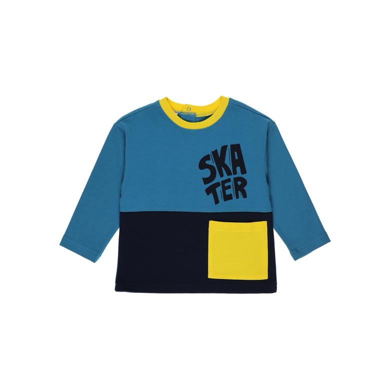 Erkek Bebek Uzun Kollu T-shirt 2221BB05006